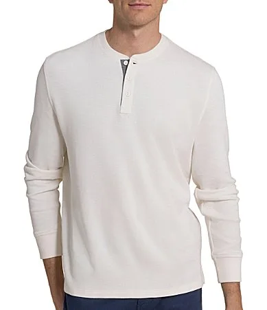 Southern Tide Rib Knit Henley Shirt by Tide