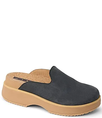 Vista Skye Suede Platform Clogs by Reef