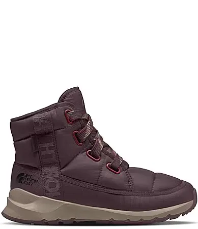 Thermoball Lace Up Luxe Water Resistant Winter Booties by The North Face