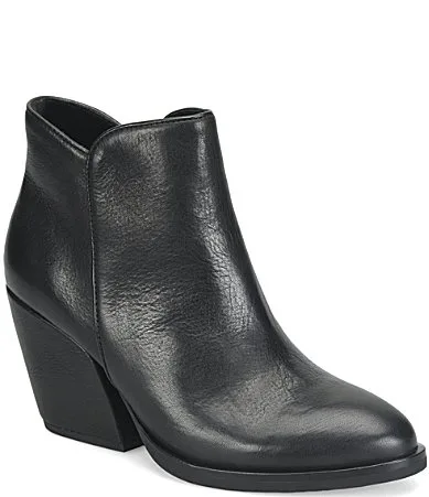 Stefana Leather Booties by Kork-Ease