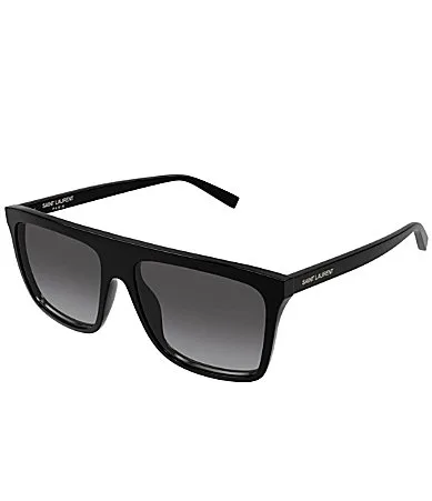 New Essential 59mm Gradient Rectangle Sunglasses by Saint Laurent