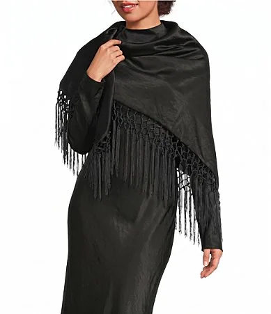 Gibson & Latimer Woven Fringe Scarf by Gibson & Latimer
