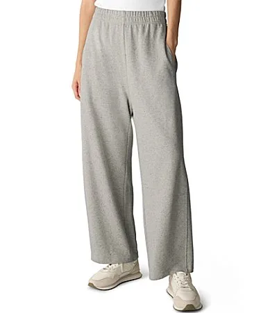 Heathered Fleece Barrel Coordinating Pull-On Pants by Eileen Fisher
