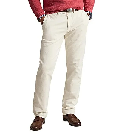 Straight Fit Stretch Corduroy Pants by Polo Ralph Lauren