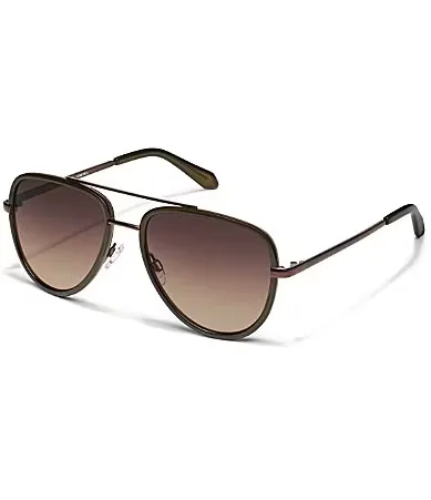 All in 49mm Aviator Sunglasses by Quay