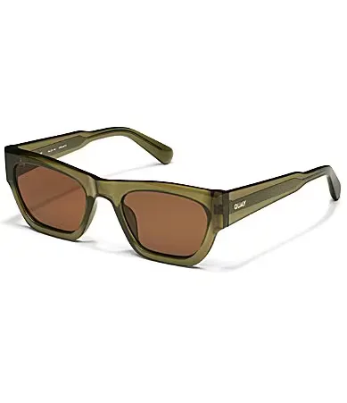 Nice Try 54mm Square Sunglasses by Quay