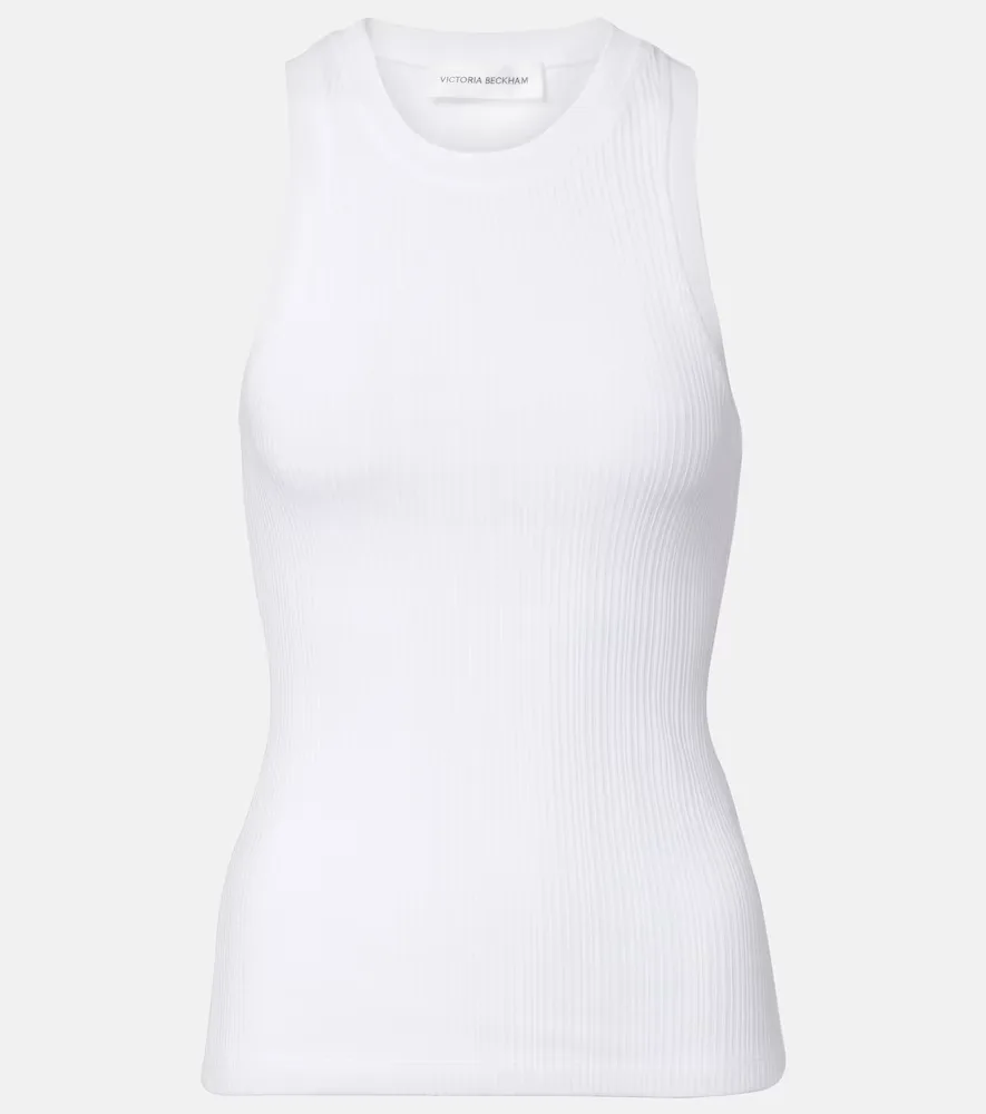 Cotton-Blend Tank Top by Victoria Beckham