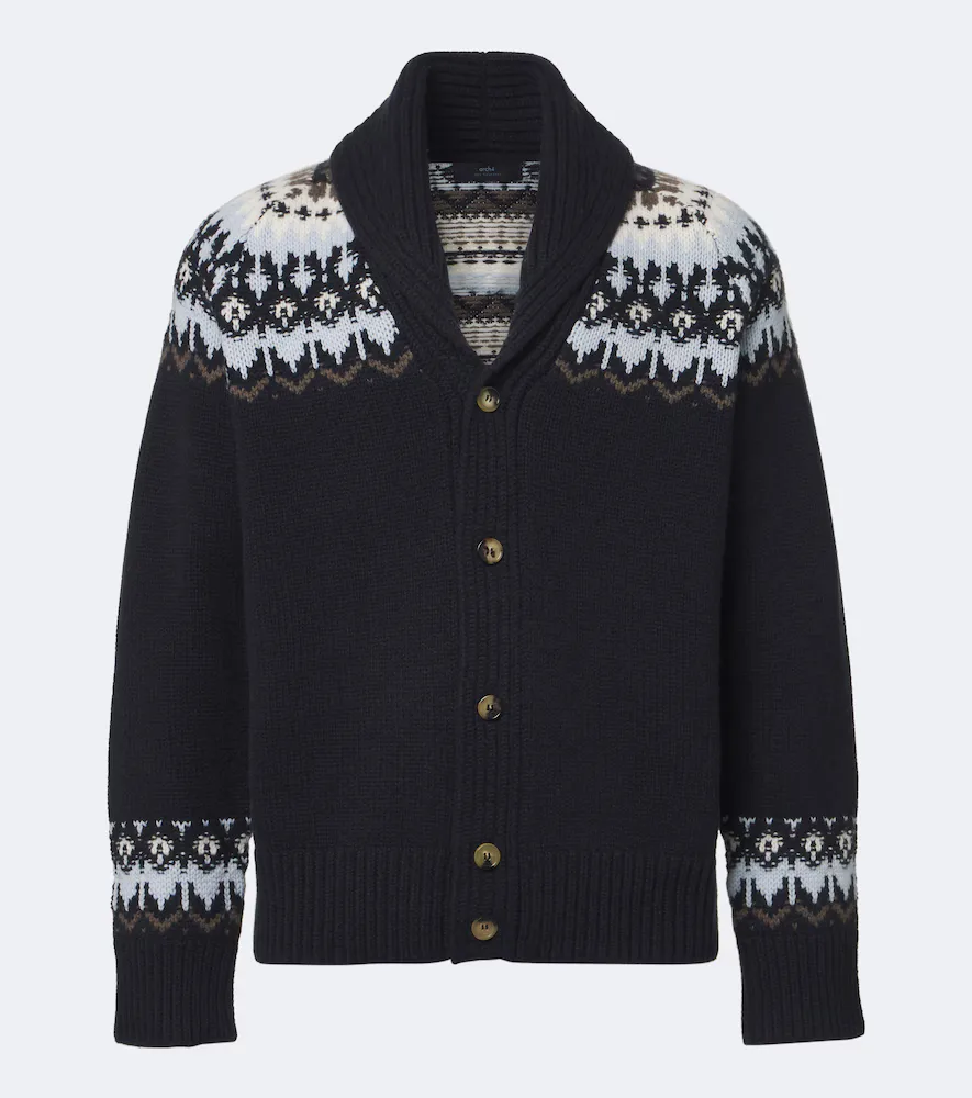 Mr Frostvale Fair Isle Cashmere Cardigan