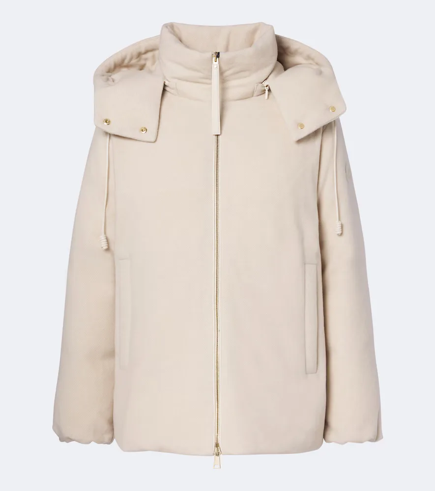 Vivante Wool and Cashmere Down Jacket by Moncler