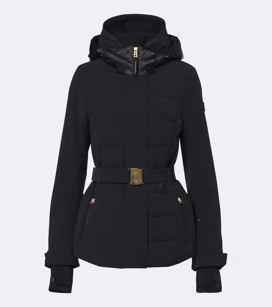 Elva Hooded Belted Ski Jacket by Bogner