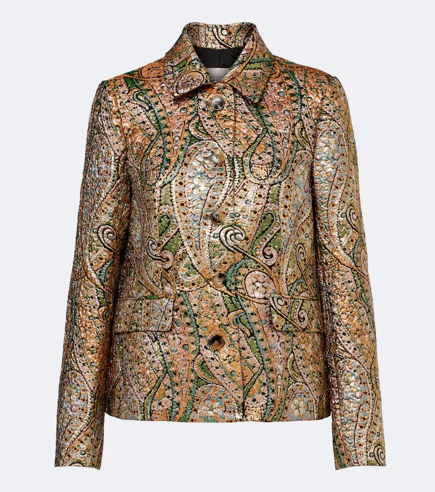 Paisley Jacquard Jacket by Dries Van Noten