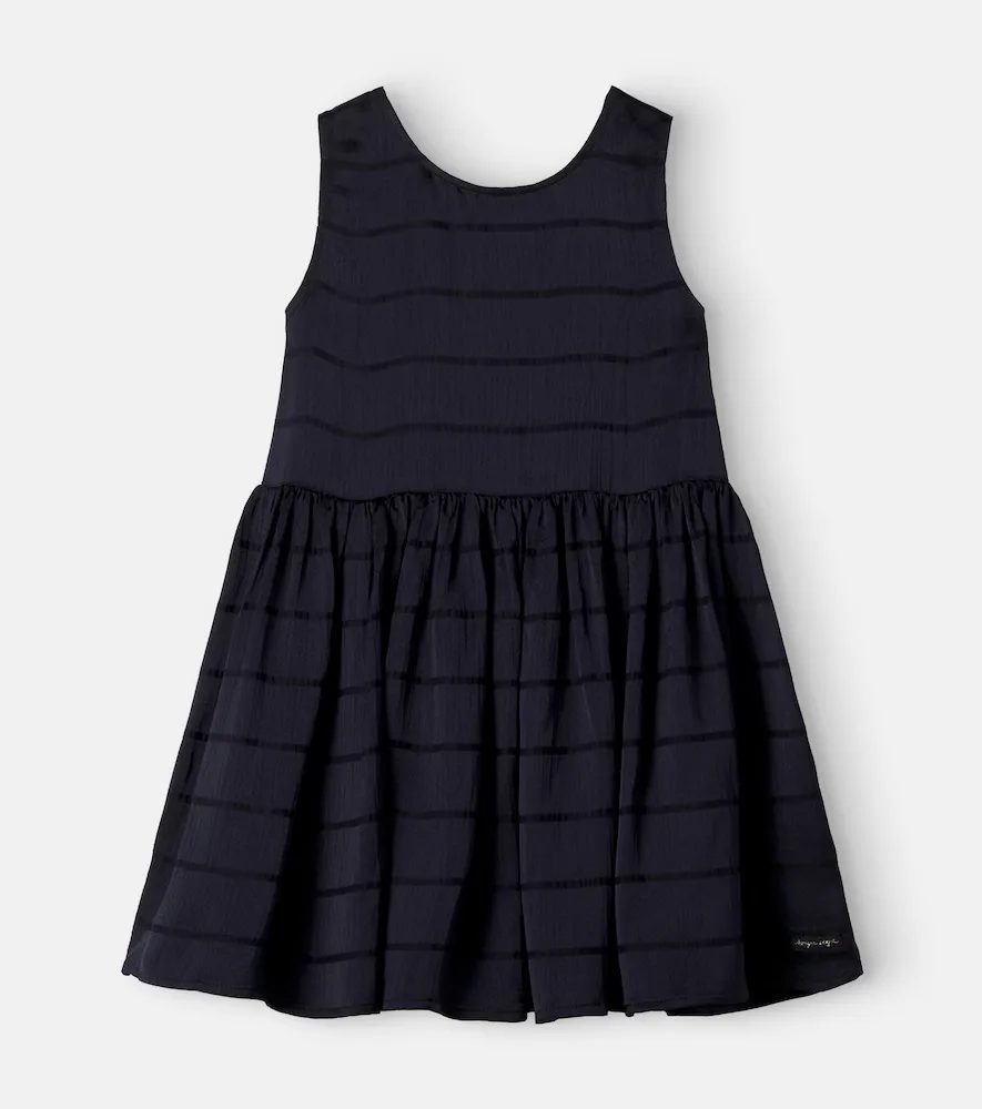 Livia Bow-Detail Satin Dress by Konges Slojd