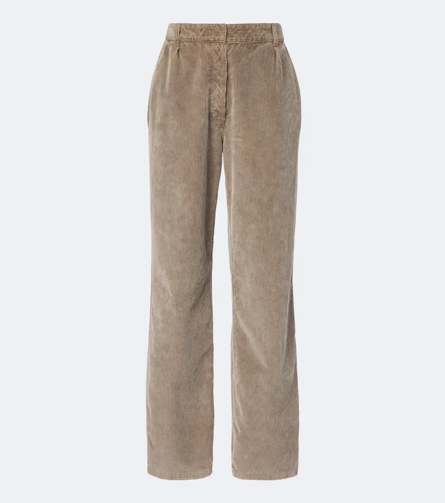 Adler Cotton Corduroy Wide-Leg Pants by The Row