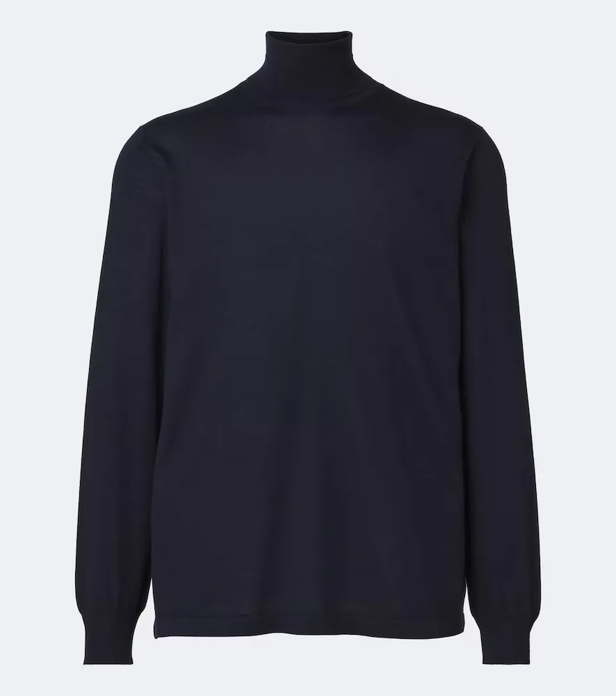 Cashmere and Silk Turtleneck Sweater by Thom Sweeney