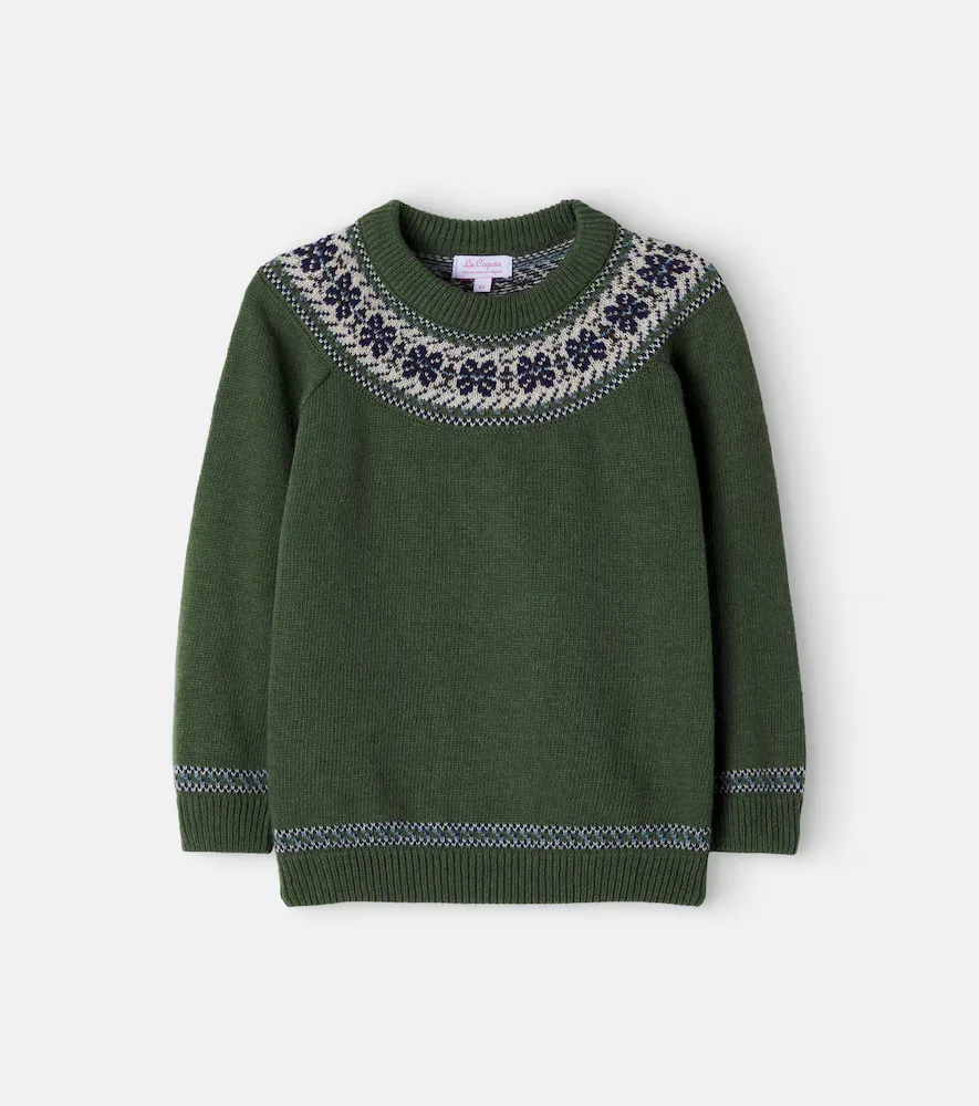 Fair Isle Wool-Blend Sweater by La Coqueta