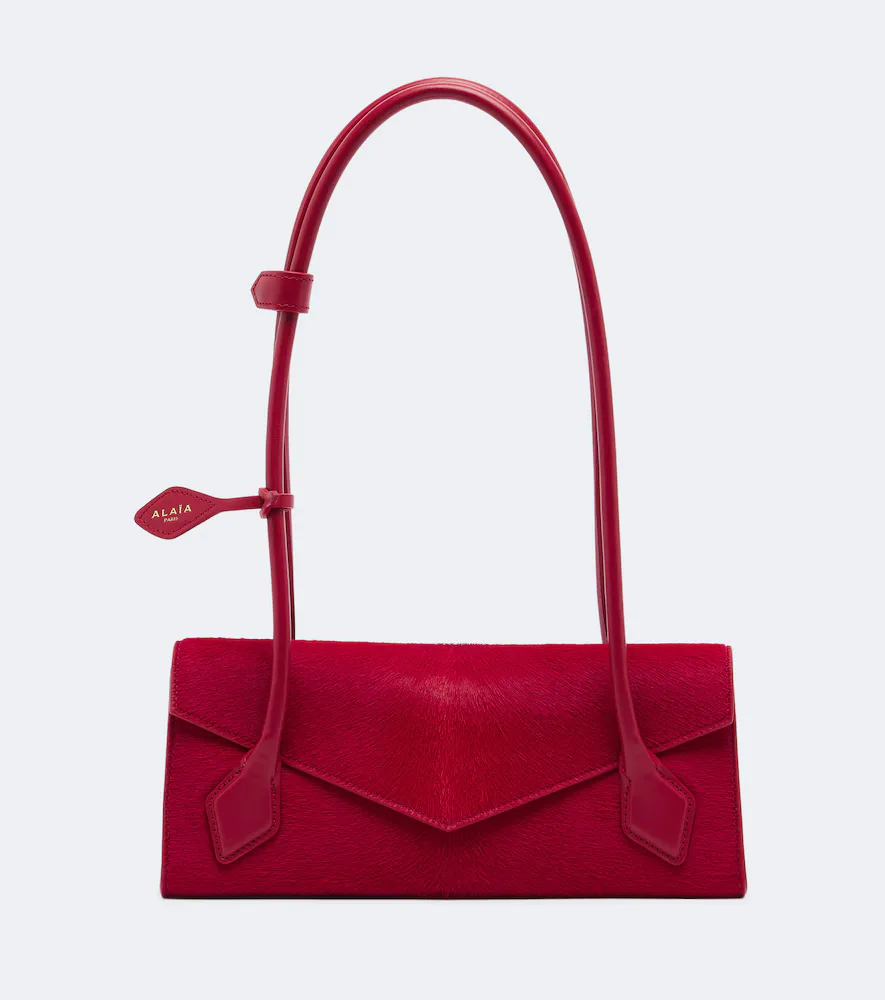 Le Teckel Small Calf Hair Shoulder Bag by Alaia