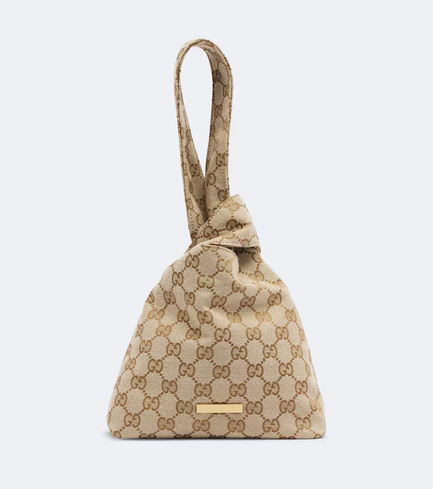 Small GG Canvas Top-Handle Bag by Gucci