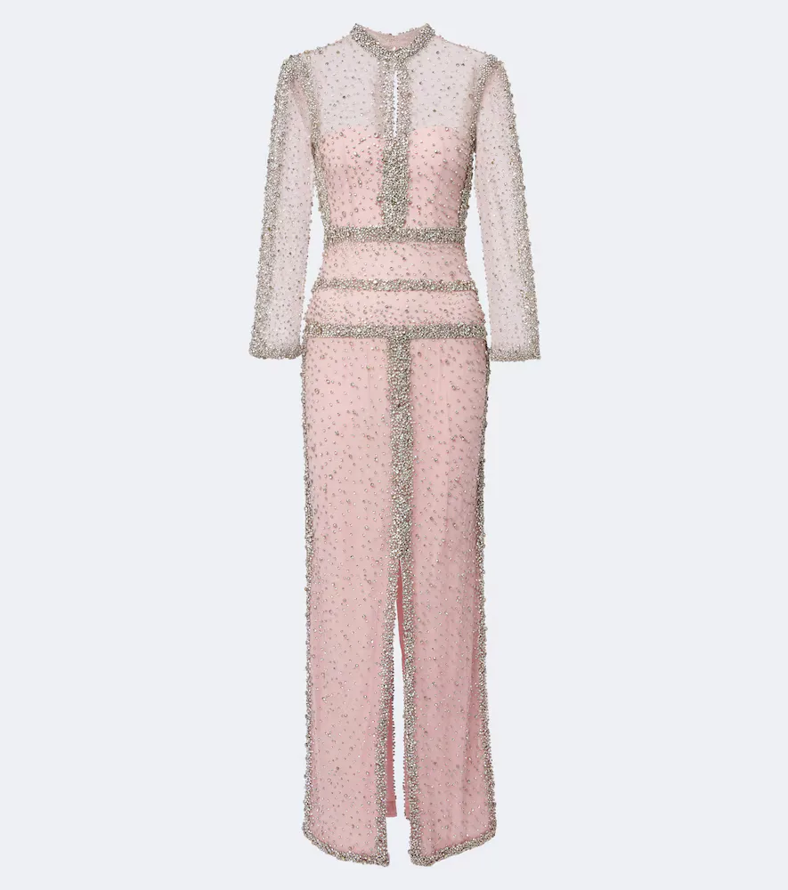 Belina Embellished Tulle Gown