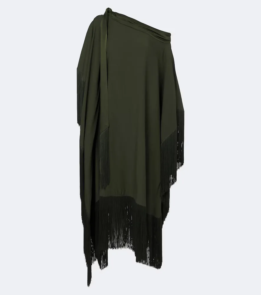 Maar Scarf-Detail Crpe Cady Kaftan by Taller Marmo
