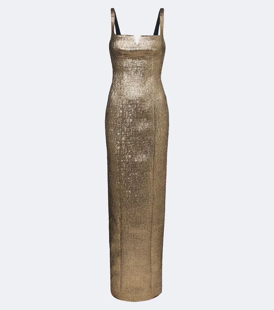 Lam Jacquard Gown by Roland Mouret
