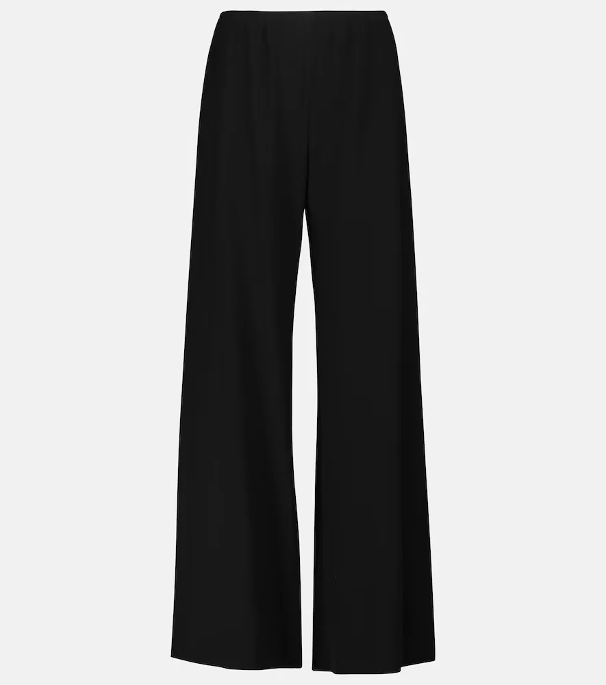 Gala High-Rise Wide-Leg Cady Pants by The Row