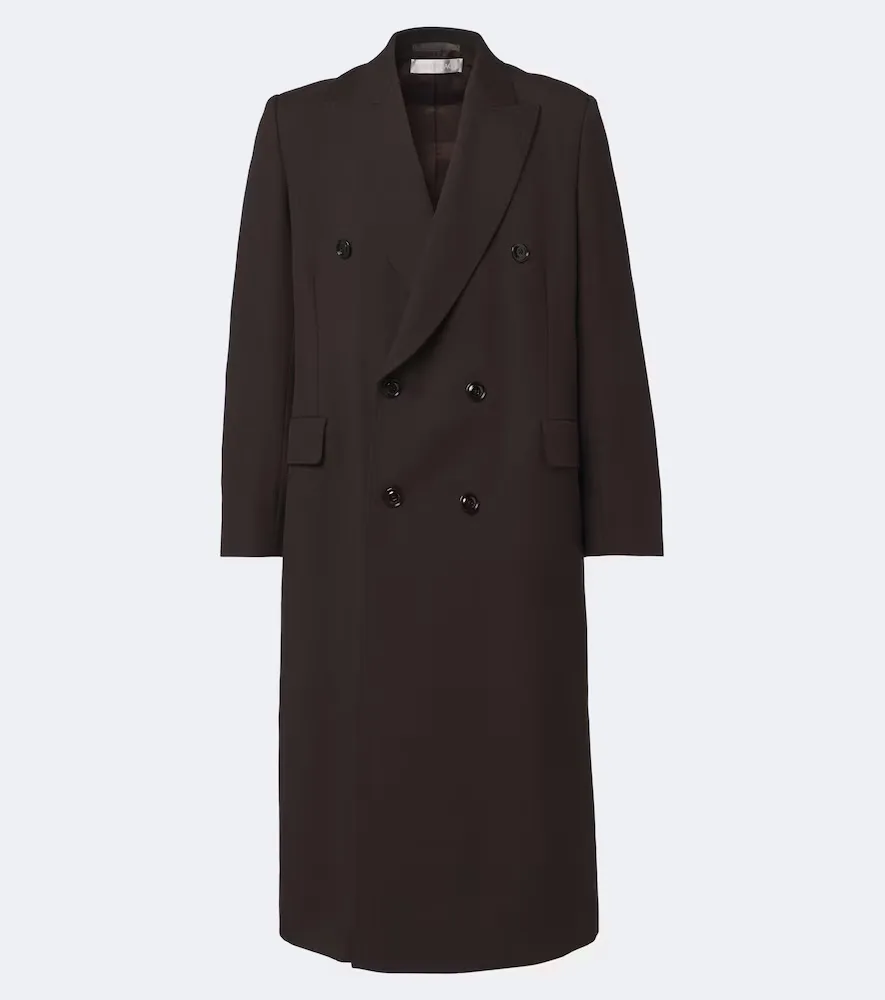 Whale Double-Breasted Virgin Wool Coat