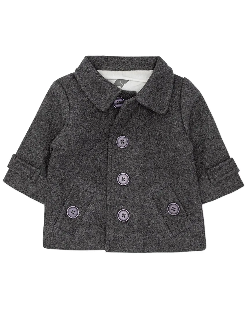 Perfect Baby Wool-Blend Peacoat by Monica  Andy