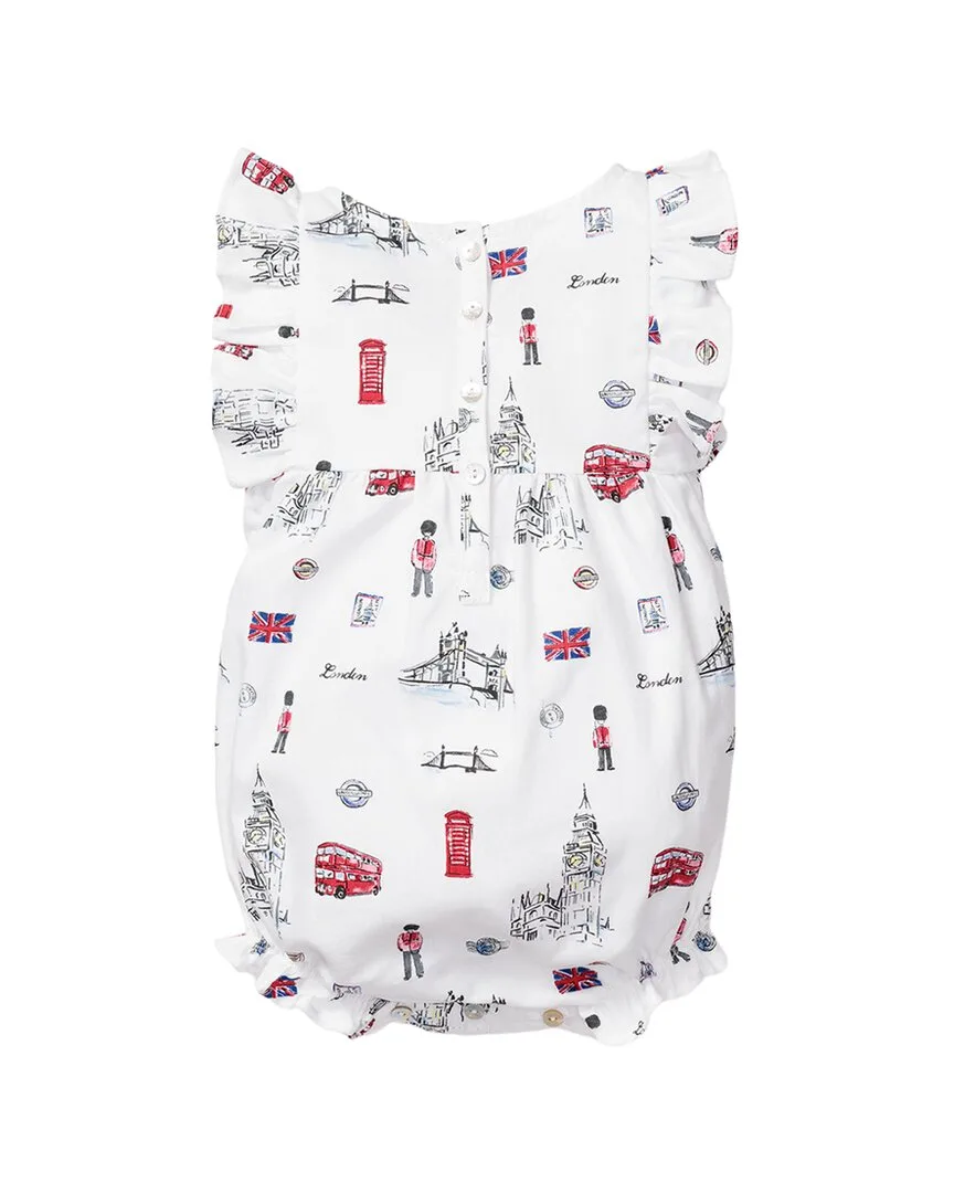 London Is Calling Ruffle Romper by Petite Plume
