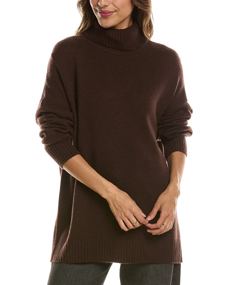 Luxe Mock Neck 100% Cashmere Sweater
