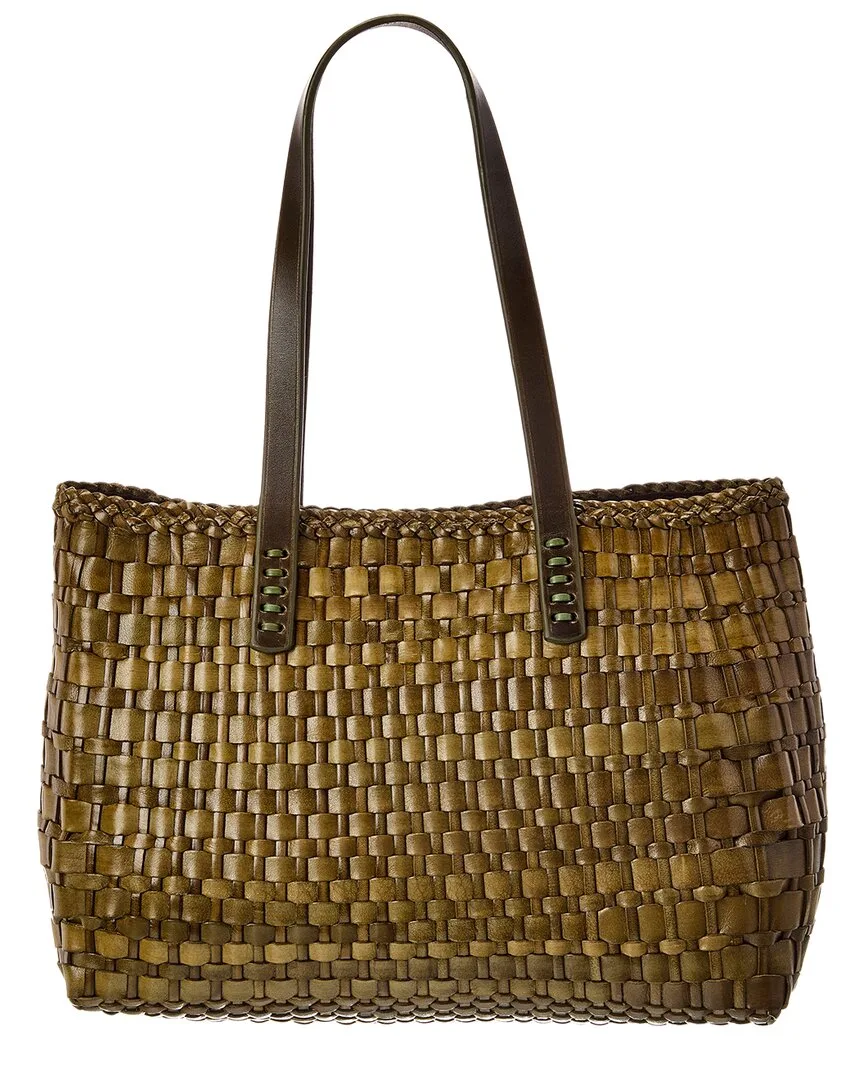 Diffusion Salvage Leather Tote by Dragon
