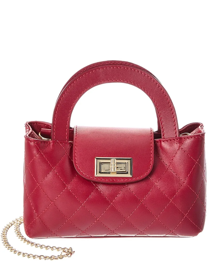 Sveva 42 Quilted Leather Top Handle Bag by Persaman New York