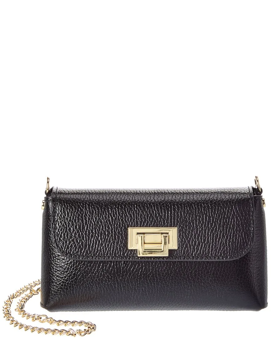 Nives 42 Croc-Embossed Leather Clutch by Persaman New York