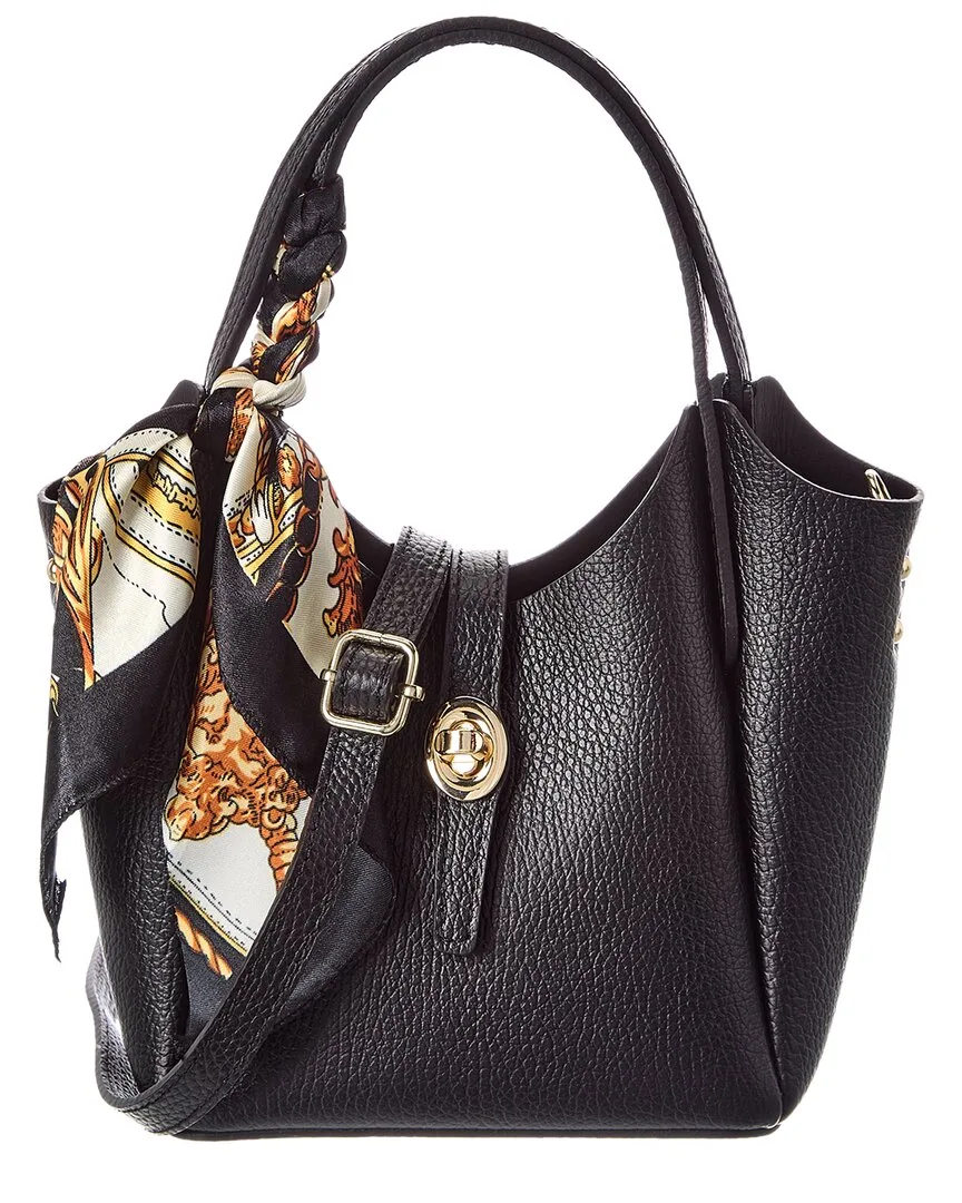 Ellaa 42 Leather Handbag with Scarf by Persaman New York