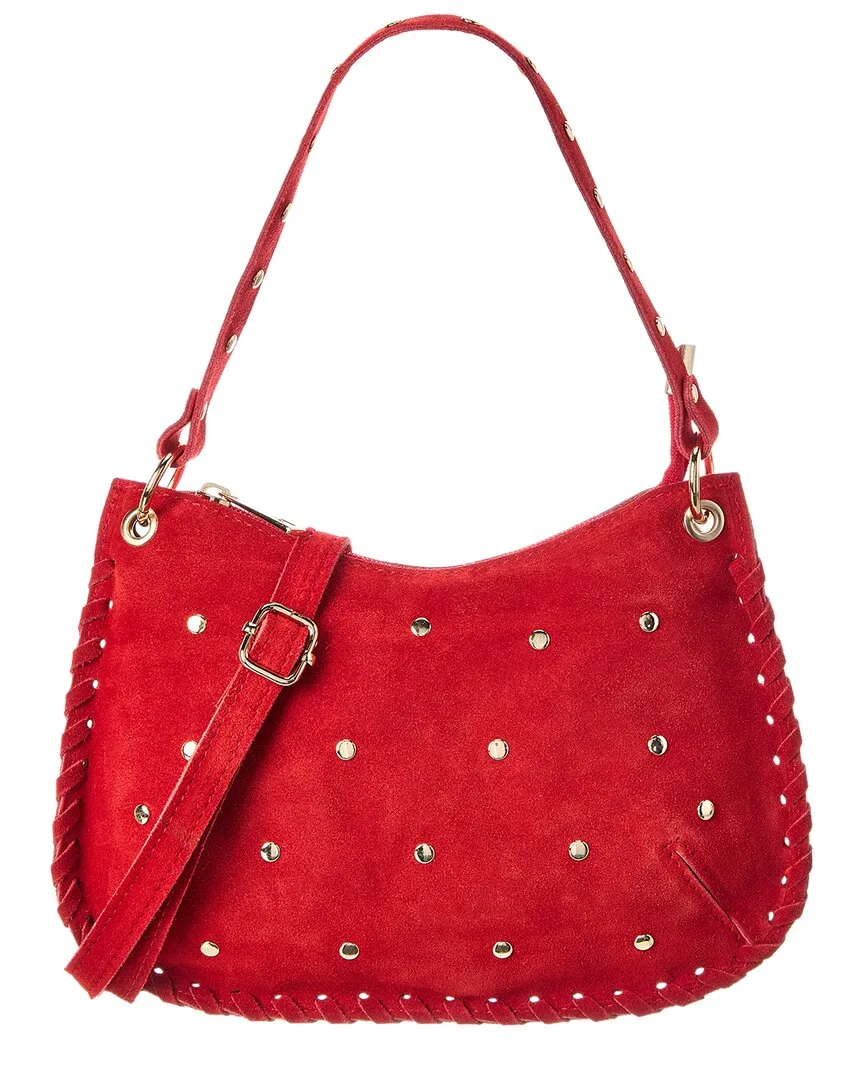 Grazia 42 Studded Leather Shoulder Bag