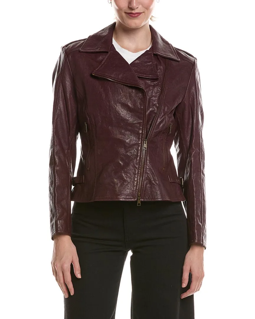 Leather Moto Jacket by Johnny Was