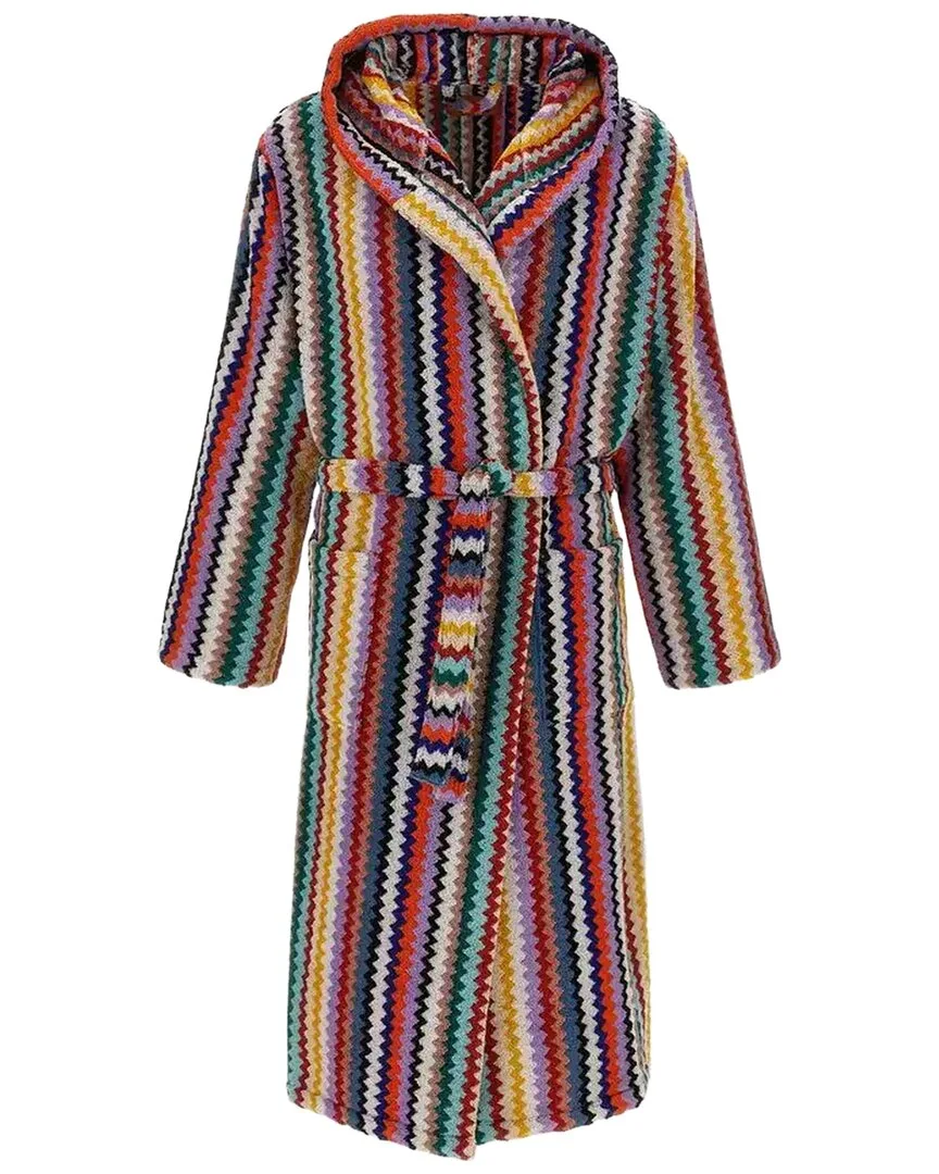 Riverbero Hooded Bathrobe by Missoni