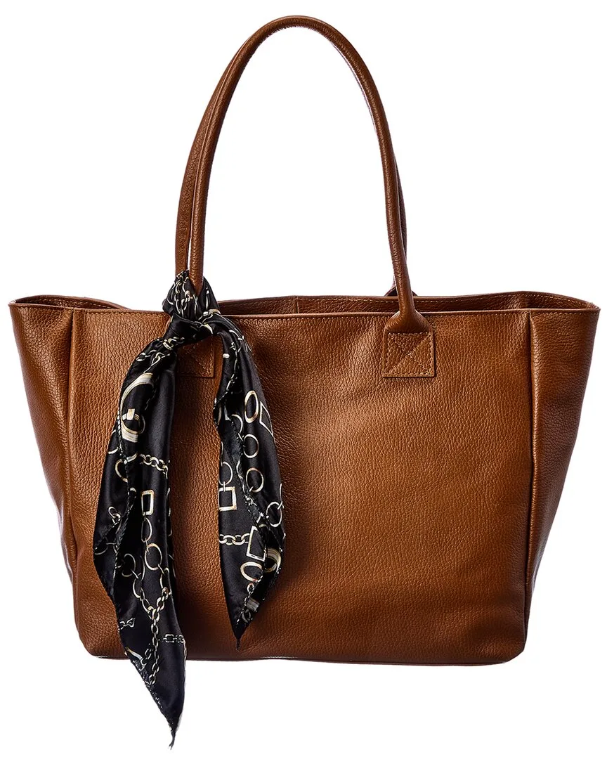 Giorgio Costa Leather Top Handle by Italian Leather