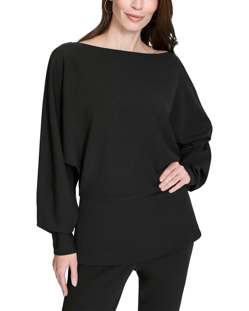 Long Sleeve Dolman Blouse by Halston