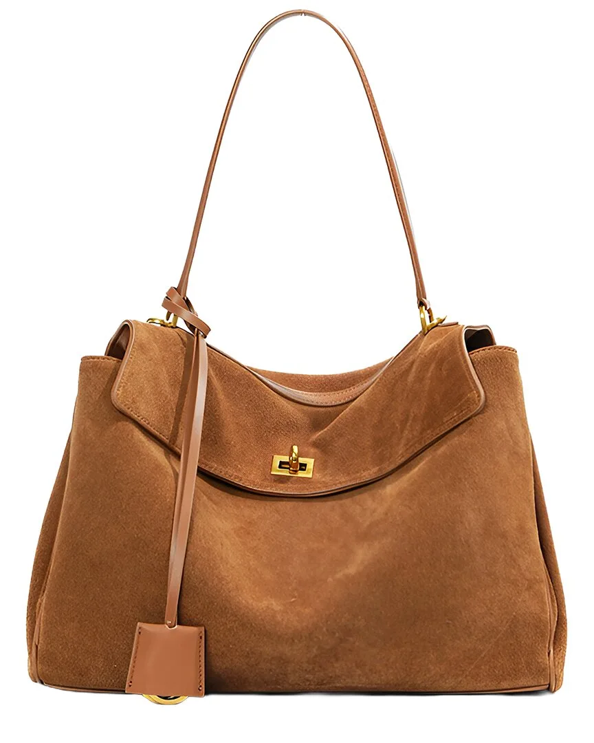 Suede Satchel by Ariel Tesoro