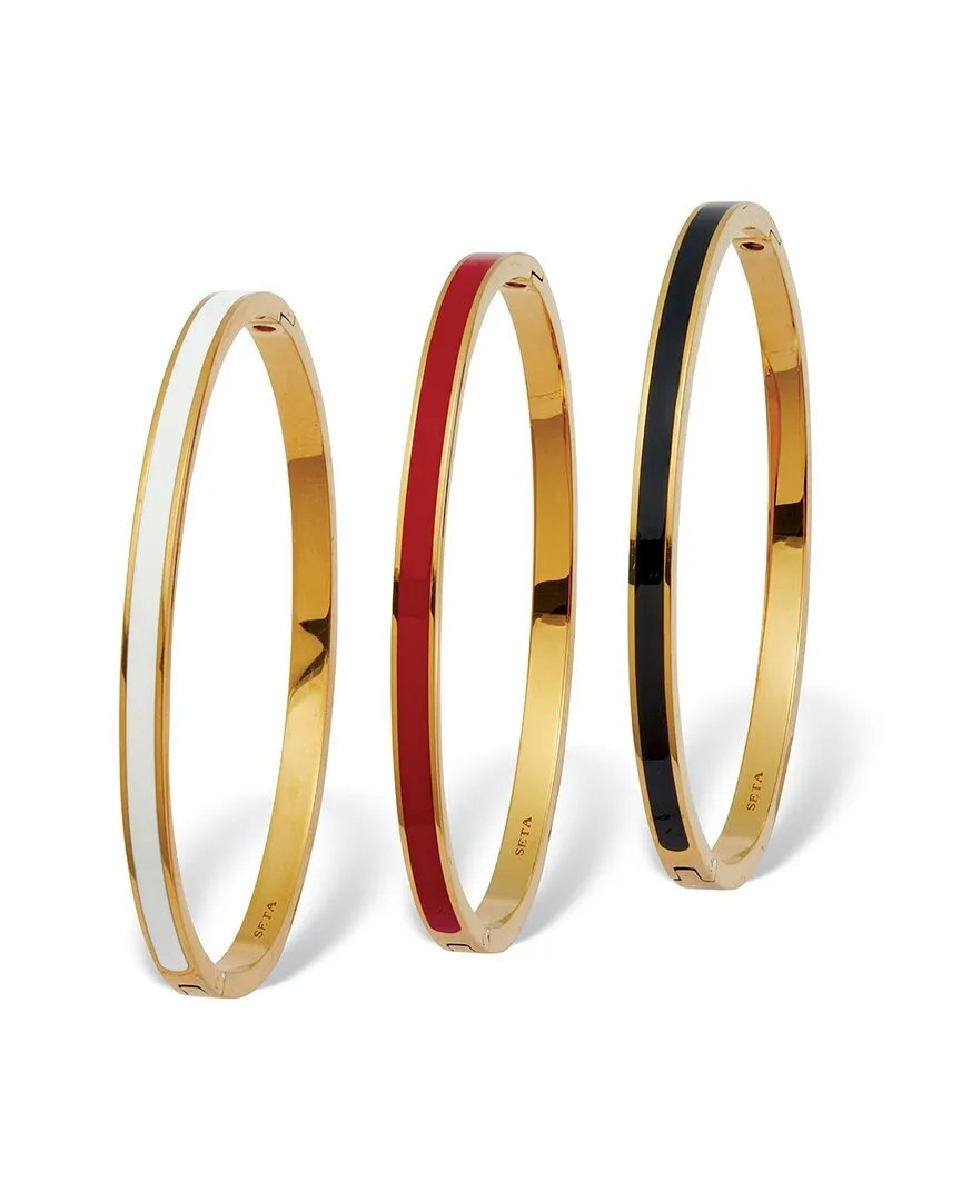 Plated Stainless Steel Bracelet by PalmBeach Jewelry