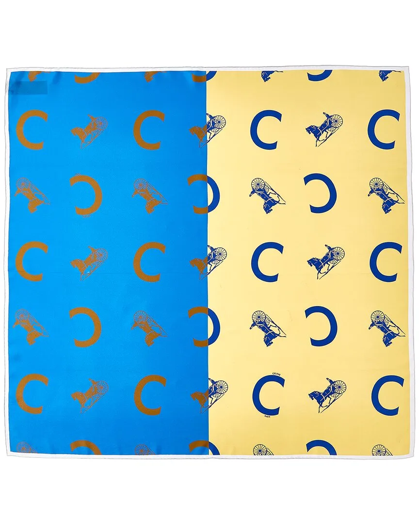 Split Silk Scarf by Celine