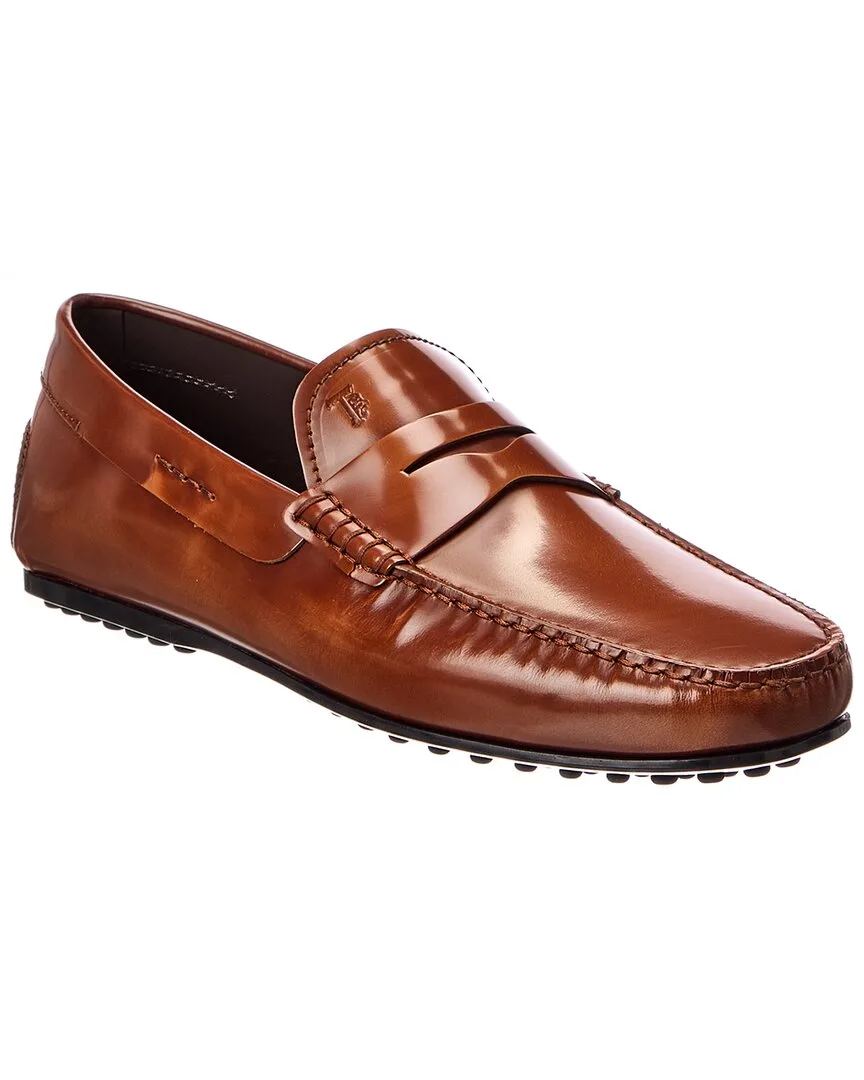 Leather Driver by Tod's