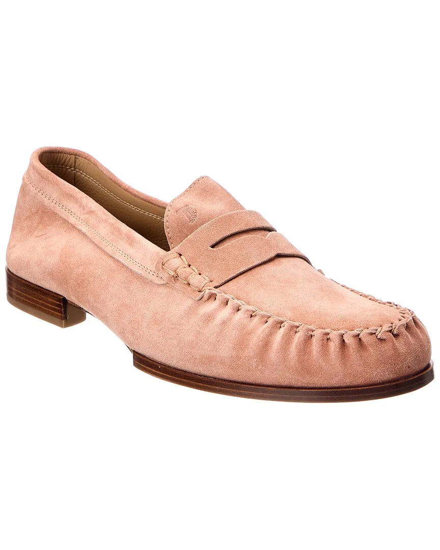 Suede Loafer by Tod's