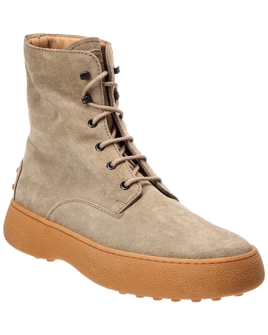 Suede Boot by Tod's