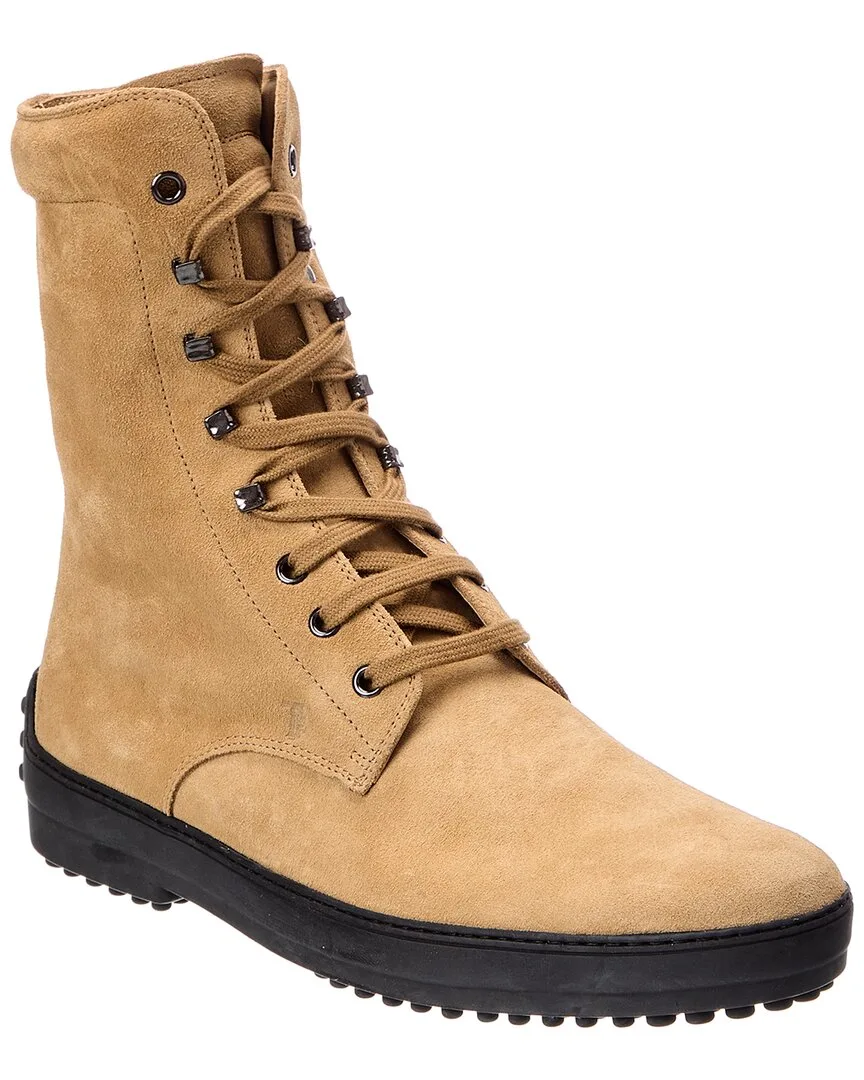 Suede Boot by Tod's