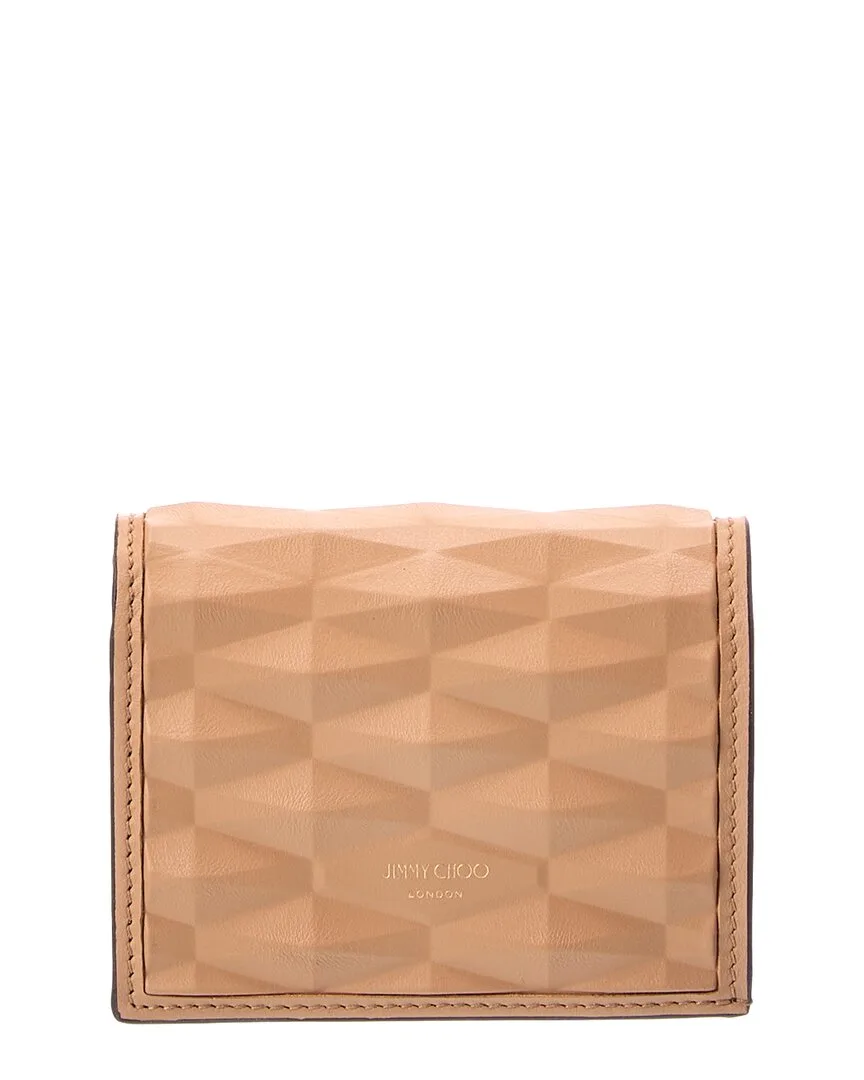 Hanne 3D Leather Card Case by Jimmy Choo