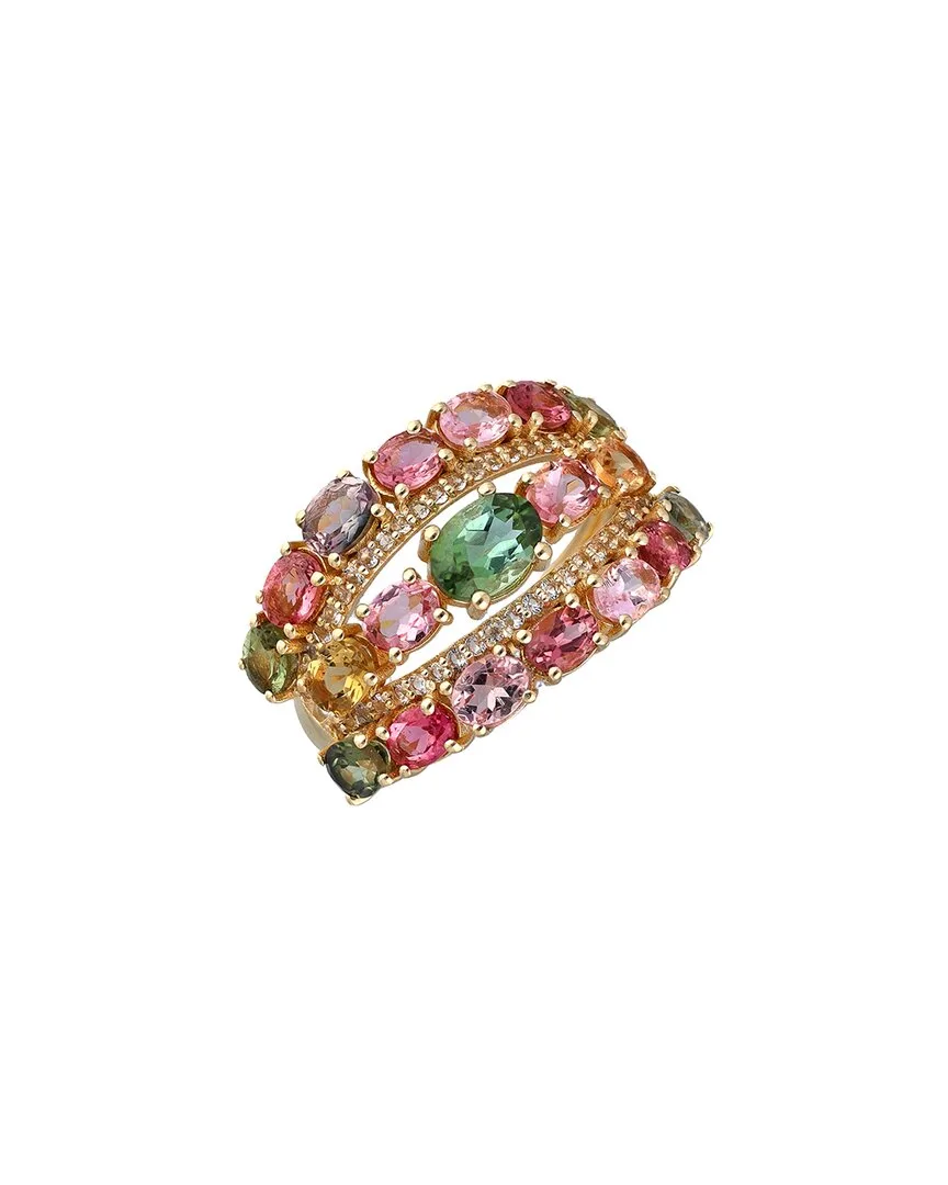Vermeil 3.93 ct. tw. Gemstone Ring by Tiramisu