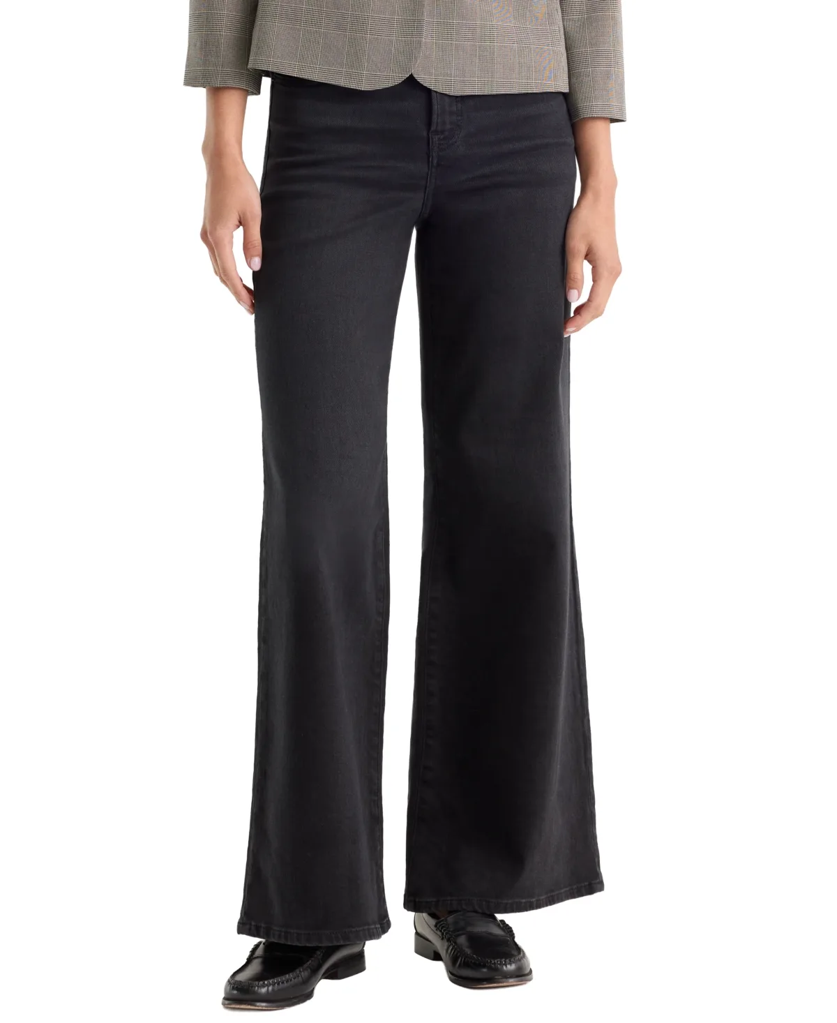 Good Waist High-Waisted Palazzo Ankle Jeans by GOOD AMERICAN