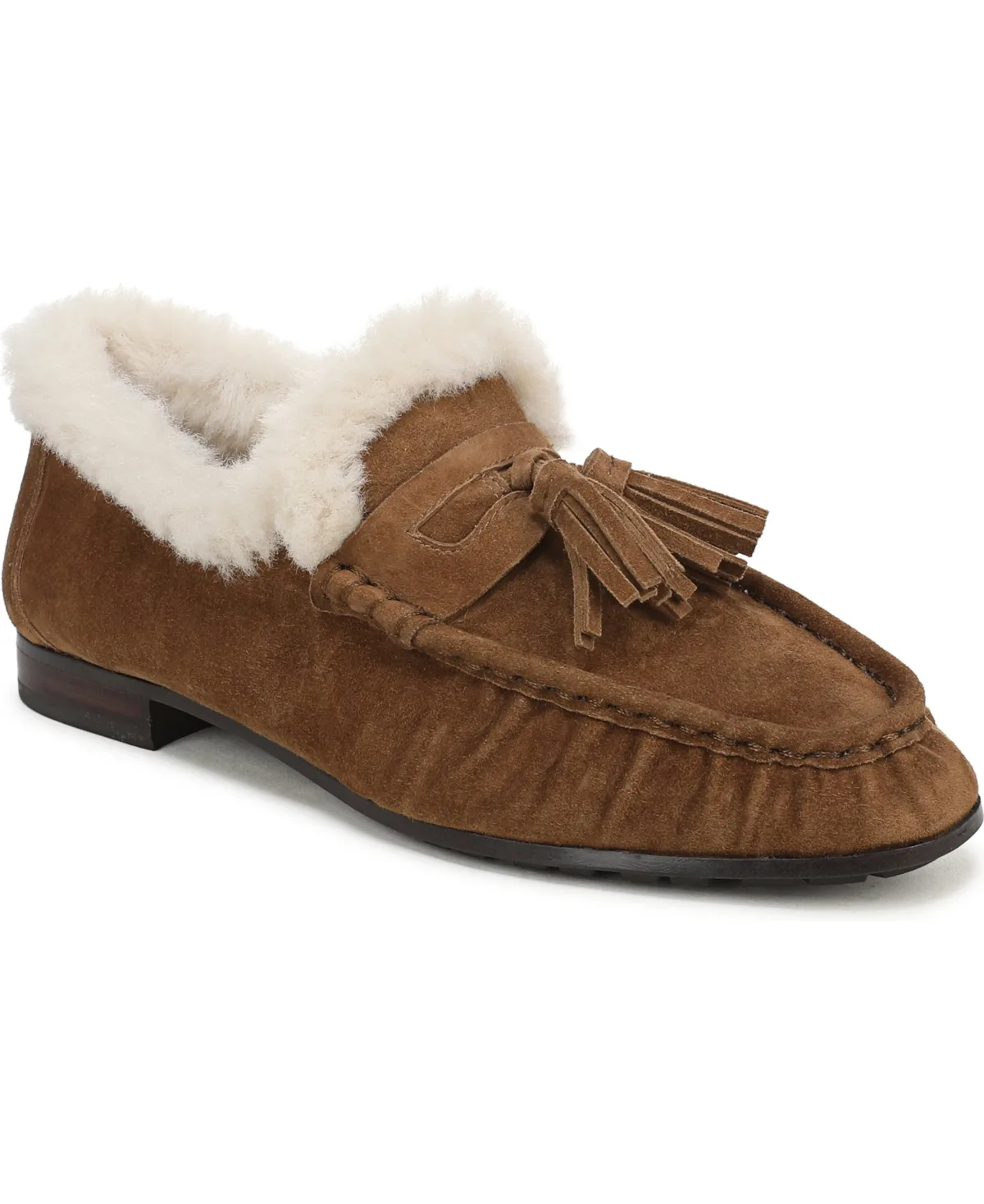 Lana Fur Tassel Slip-On Loafers