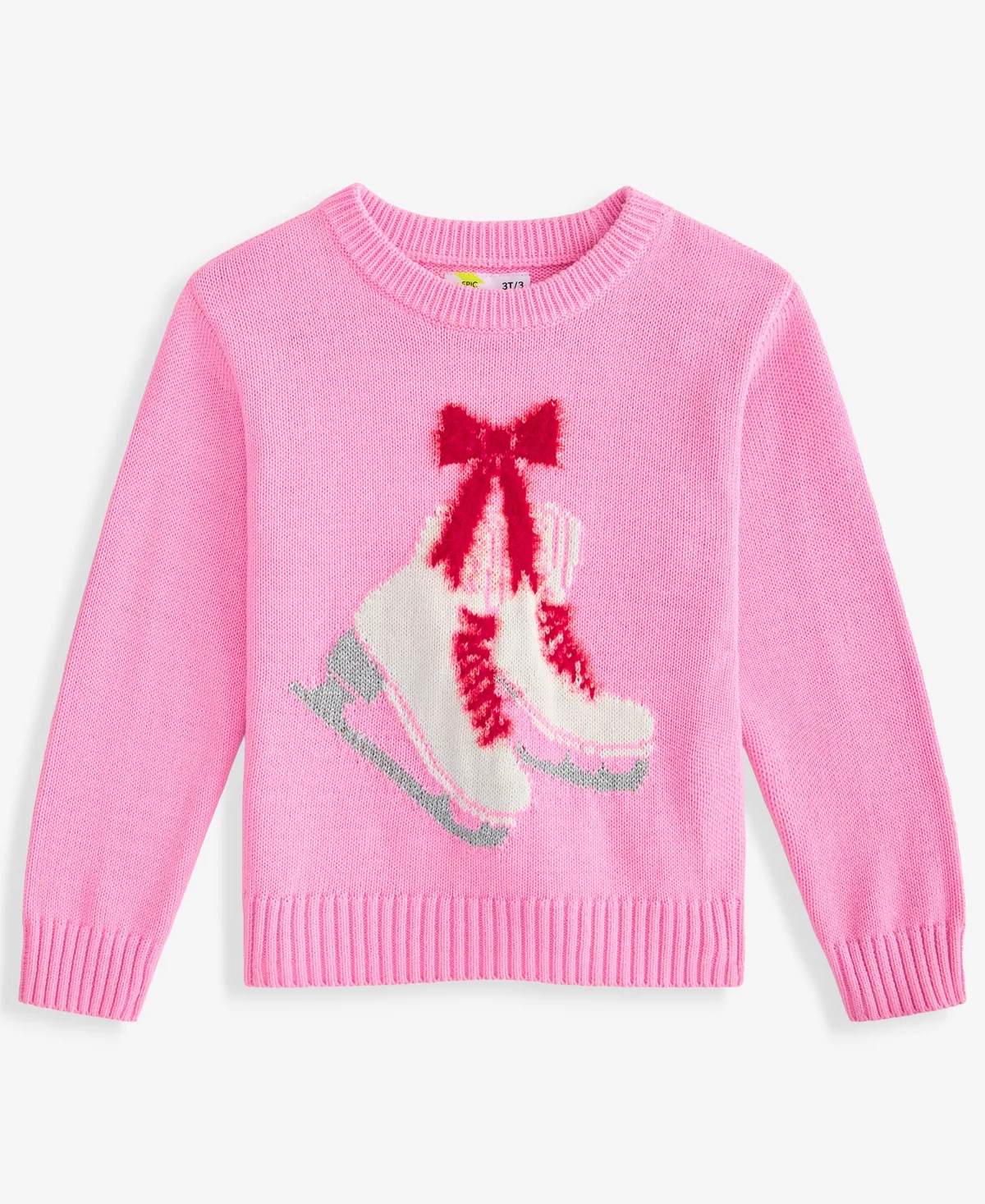 Skates Long-Sleeve Crewneck Sweater by Epic Threads